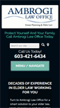 Mobile Screenshot of ambrogilawoffice.com